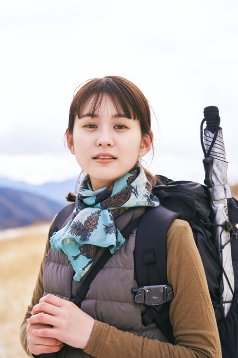 CHAORAS Sports Tenugui /  Grouse and spotted nutcracker